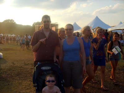 barksdale, rachel, and lukas at ACL