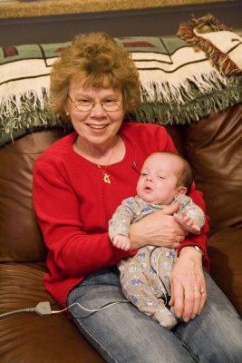 Grandma Janet Visiting Her Grandson