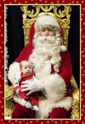 Santa and His Tiny Elf