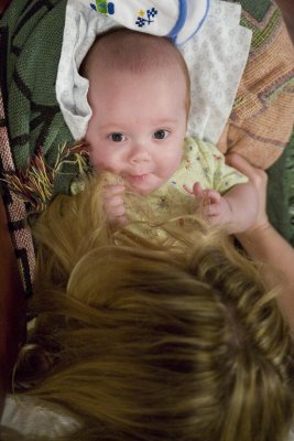 Pulling Mommy's Hair