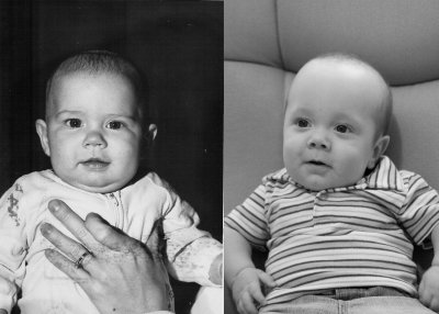 Becky December 1974 & Caleb March 2007
