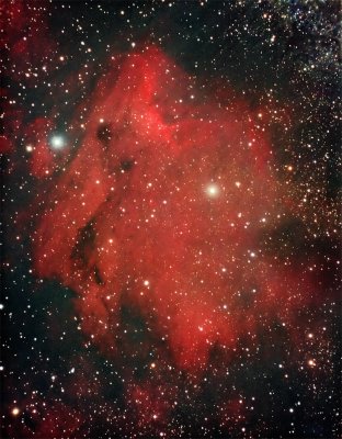 The Pelican Nebula-IC 5067 & 5070