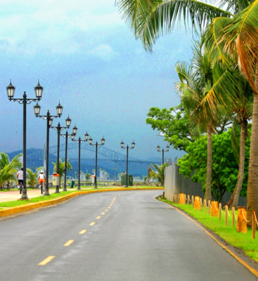 Nice Street with a view of the Bridge of the Americas.jpg