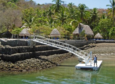 Arriving at Punta Coral