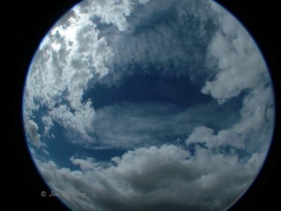 Fish eye sky