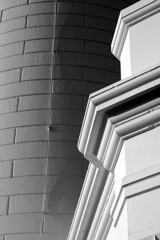 Byron Lighthouse Detail BW1