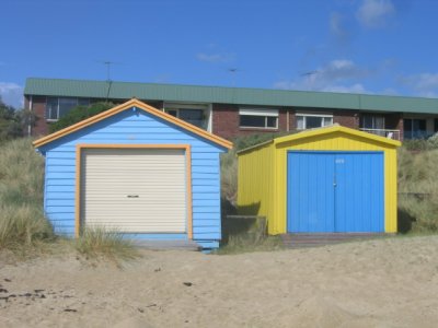 27 october beach houses at Edithvale Beach