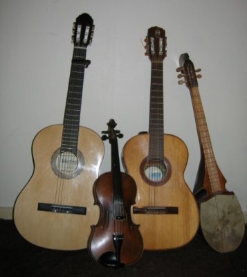 1 march Guitars, viola and a rubab