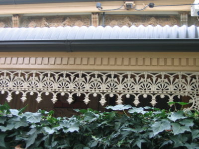 10 may Colonial Iron lace facade