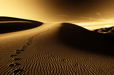 My Footprints_sepia