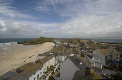 UK-Cornwall St Ives Porthmeor Beach