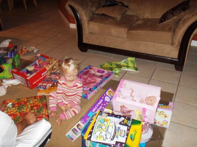 Annie and her presents