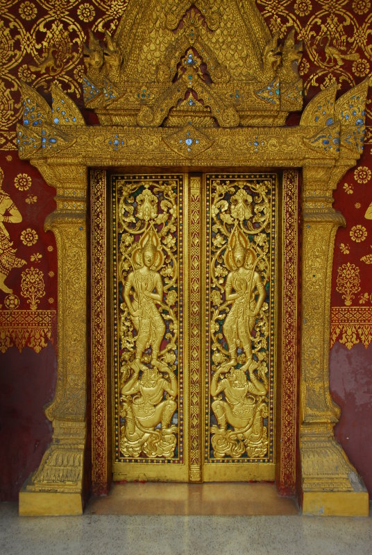 Luang Prabang Temple Door
