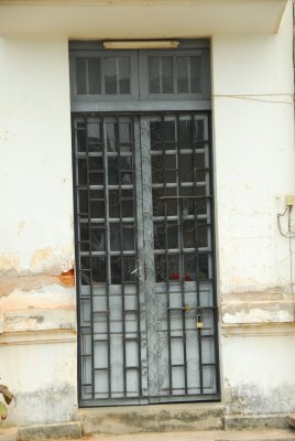 Luang Prabang Door with Grill