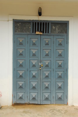 Luang Prabang Blue Doorway