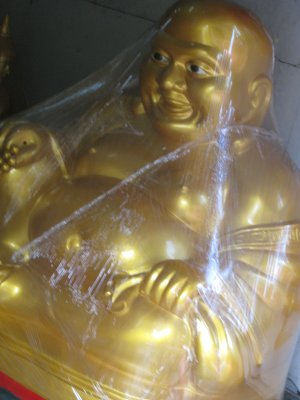 Fat Buddha Under Wraps