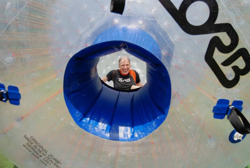 Barb Post Zorbing