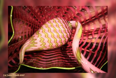Chihuly Art - Pink Flower