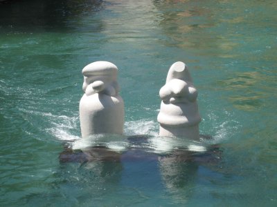 Une des oeuvres de Franois Mezzapelle (Sculptures dans la ville 2007)