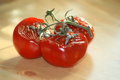 R: Red rotting tomatoes