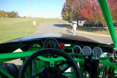 View from the cockpit