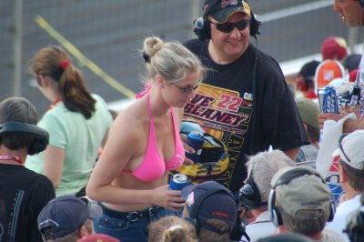 Oh my and that one too?  Notice the Blaney fan...duh huh boobies.