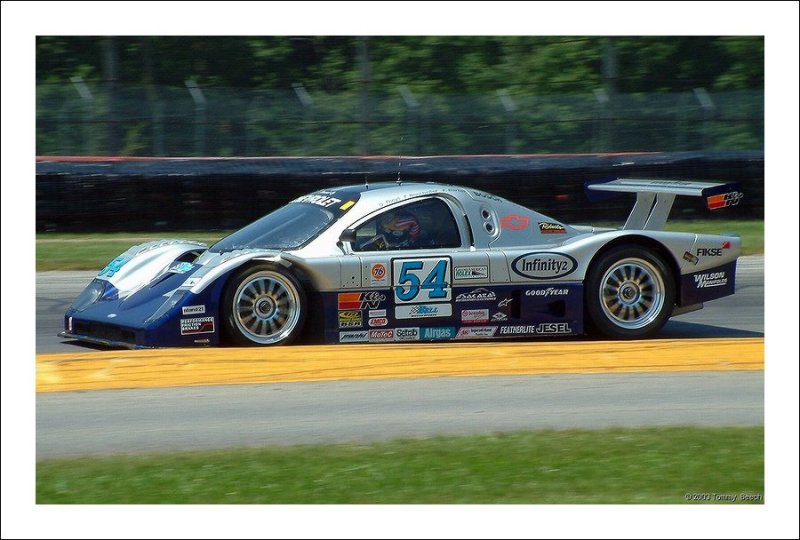 Rolex 03 Chevy-powered Doran JE4 Daytona Prototype of Bell Motorsports, drivers Terry Borcheller  & Forest Barber