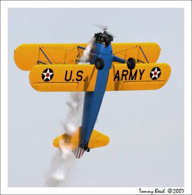 John Mohr in the Stearman