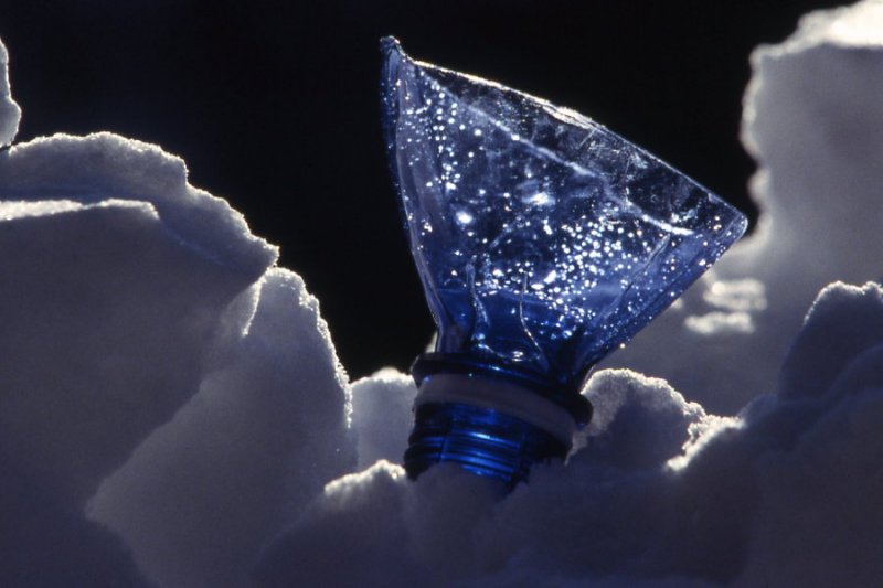 blue snow