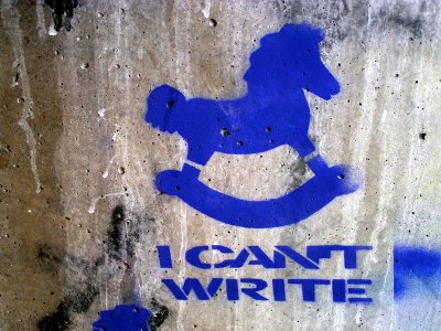 i  can't  write