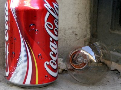 coke and bulb