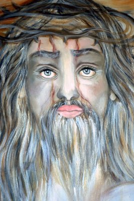Jesus on canvas