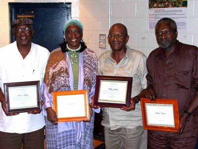 Honorees Horace, Arlice, Bobby, Robert