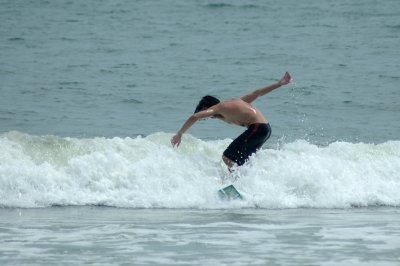 Nathan surfing