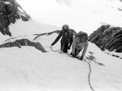 Premires pentes du couloir Swann