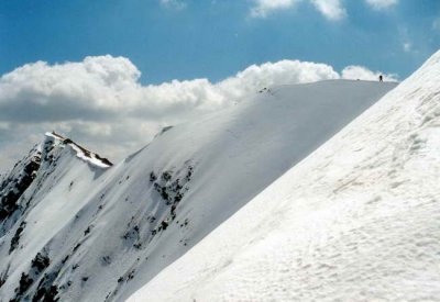 Pic de Sesques : les crtes qui mnent au sommet (2606 m)
