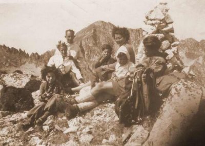 11 août 1946 - Mont Aigu (2558 m) au-dessus du Lac Nère (2309 m)
