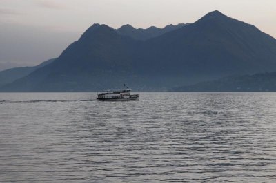 Boat on Lake Maggiore