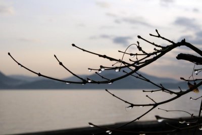 Wet autumn on Lake Maggiore