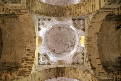 Palermo - Detail of the dome of the Church of San Cataldo