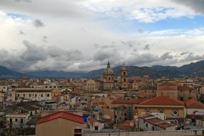 Palermo - view from hotel Ambasciatori terrace