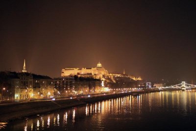 Buda Castle at night
