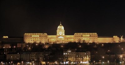 Castle hill by night