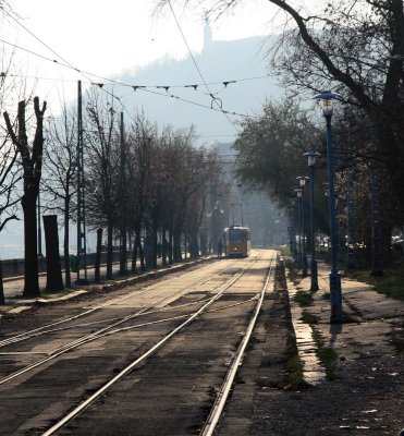 Lonely tram