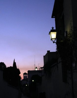 After dusk in Granada