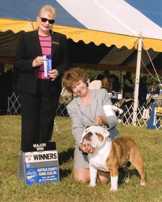 5 point Major Suffolk County Kennel Club Sept. 30th Mrs. Ruth H. Zimmerman