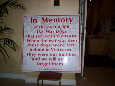 In Memory of over 4000 War dogs that served.