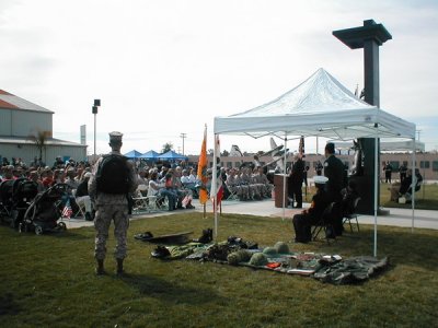 Riverside Ceremony - 8 - Bell Ringers in tent
