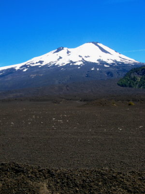 Le volcan Llaima, de l'autre ct