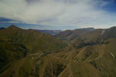 Helicopter view of around Queenstown